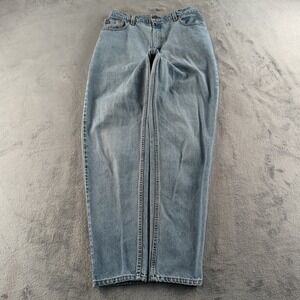 Vintage 90s Levis 551 Jeans Womens 31x33 Blue Light Wash Relaxed Tapered USA